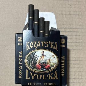 Сигареты с фильтром "Козацька люлька" Черная гильза